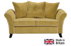 Collection Daisy Regular Sofa - Lime with Cream